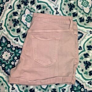 Universal Thread - High Rise Midi Blush Jean Shorts